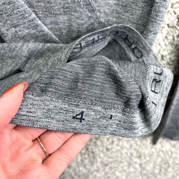Lululemon Top Women’s 4 Athletica Gray Run Swiftly Tech Long Sleeve - Picture 3 of 5